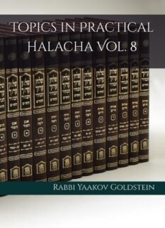 Topics in Practical Halacha Vol. 8